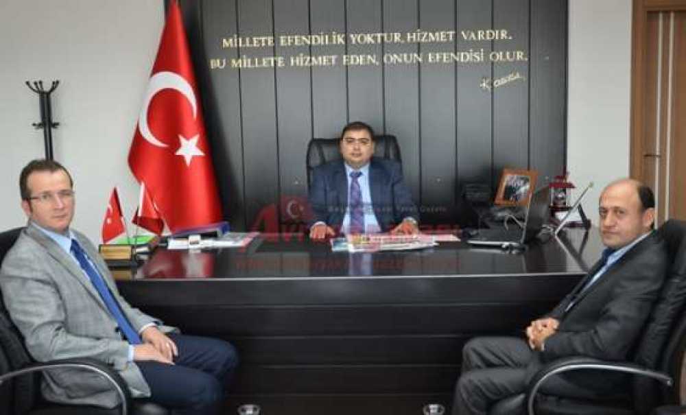 Avrupa Yakası Gazetesi`nden Kaymakam Kızıltoprak`a Ziyaret