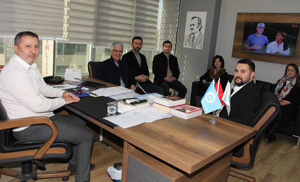 Hakan Sunal Sendikaları Ziyaret Etti