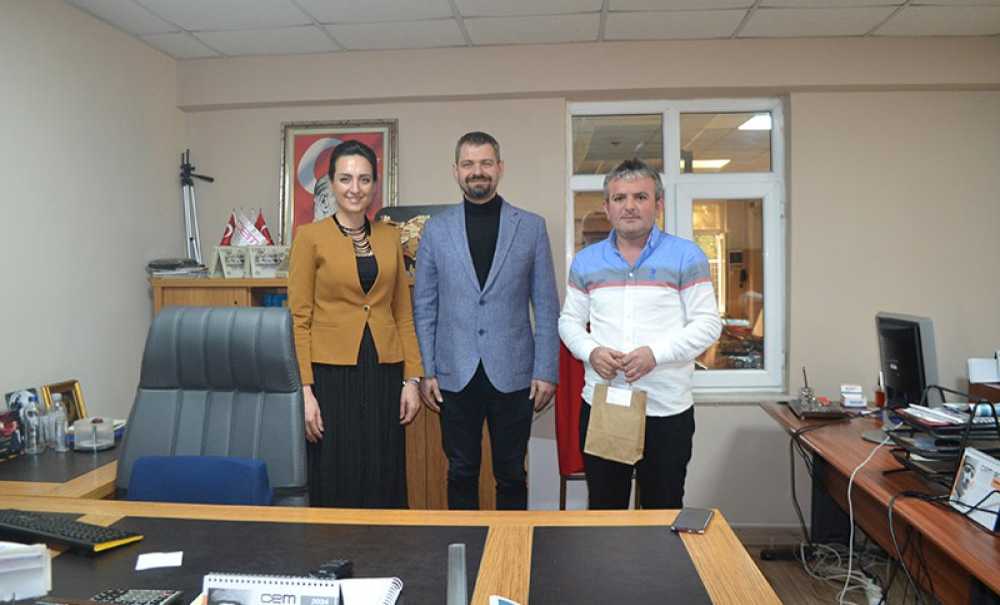 Ün Okullarından Gazetemize Ziyaret