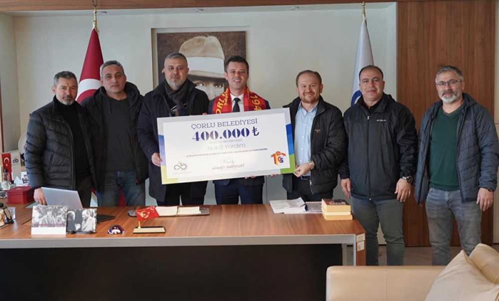 Belediyeden Çorluspor 1947'Ye 400 Bin Lira Hibe