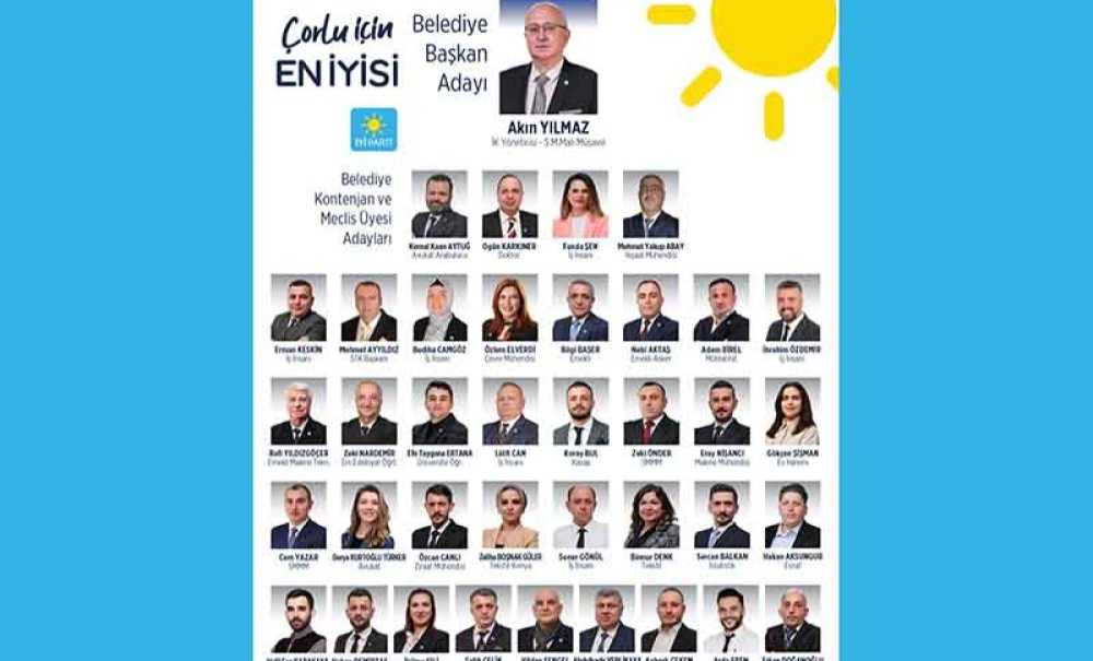 Çorlu İçin “En İyisi” Belli Oldu
