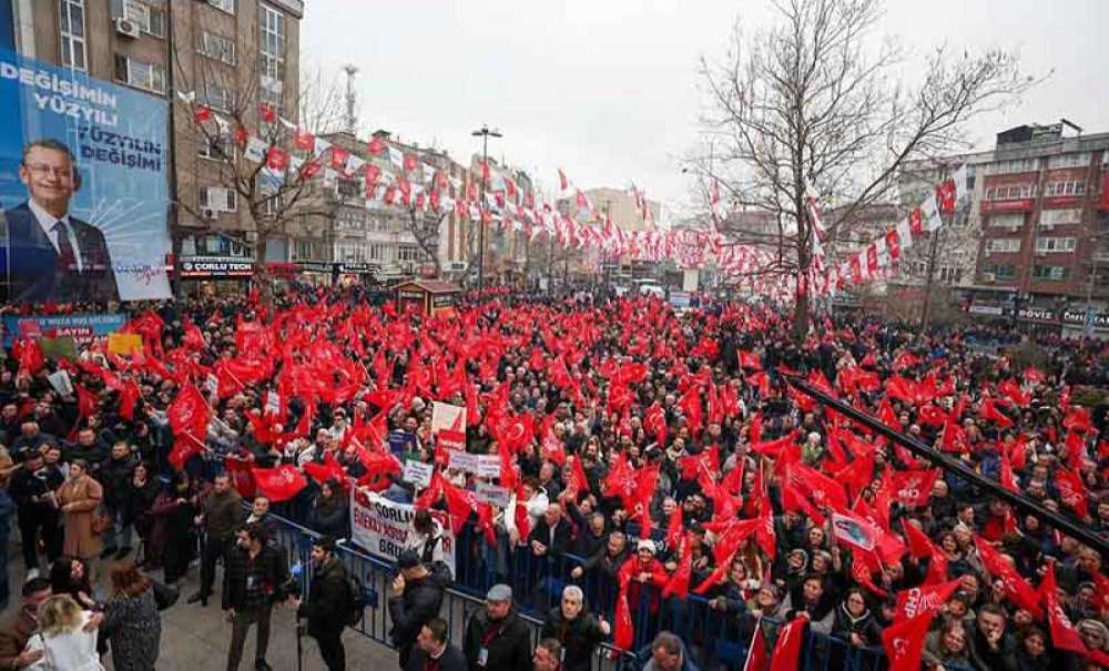 Özgür Özel Çorlu Halkıyla Buluştu