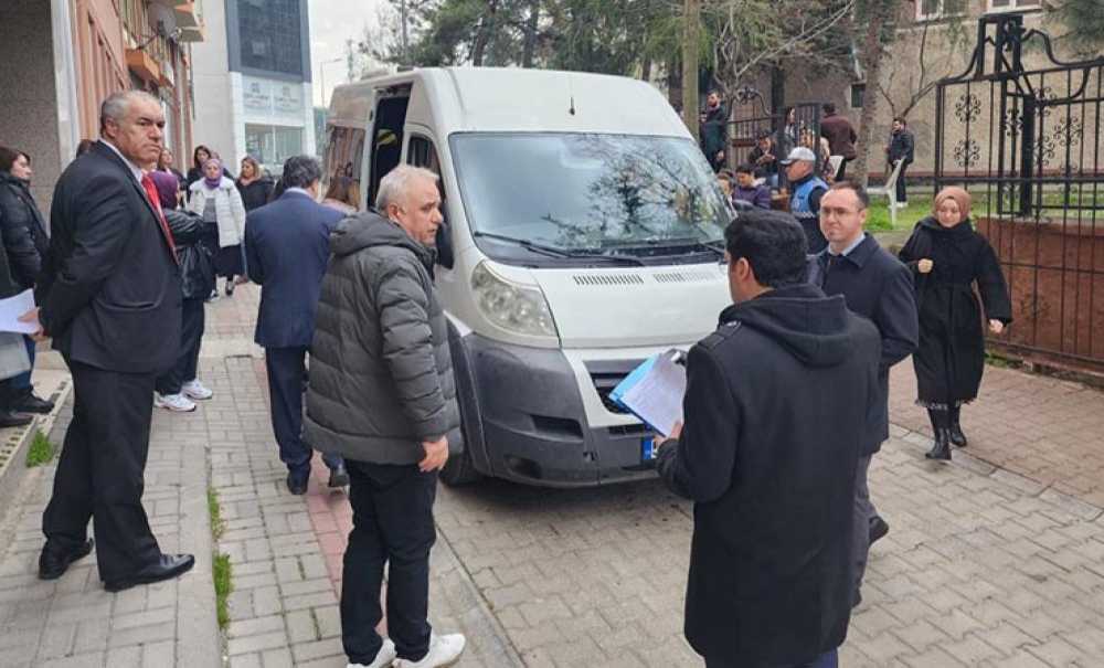 Öğrenci Servisleri Denetlendi