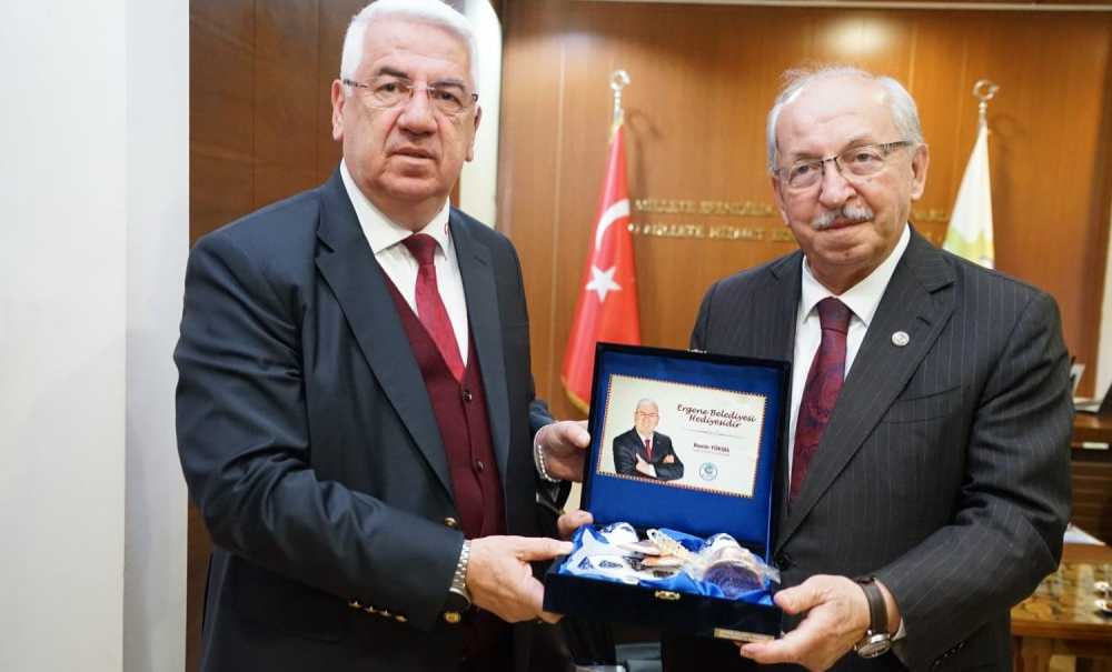 Başkan Albayrak'tan Ergene'ye Veda Ziyareti