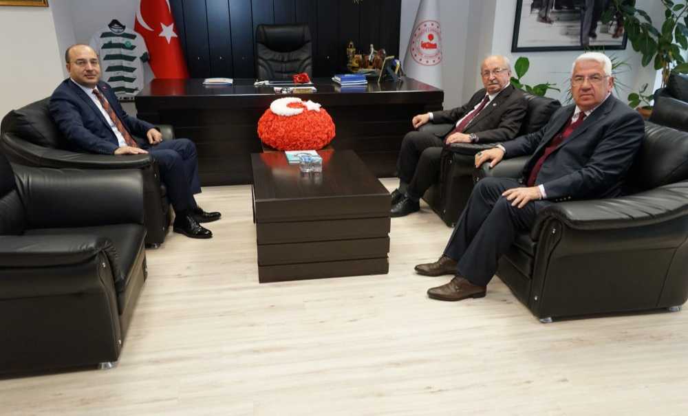 Başkan Albayrak'tan Ergene'ye Veda Ziyareti