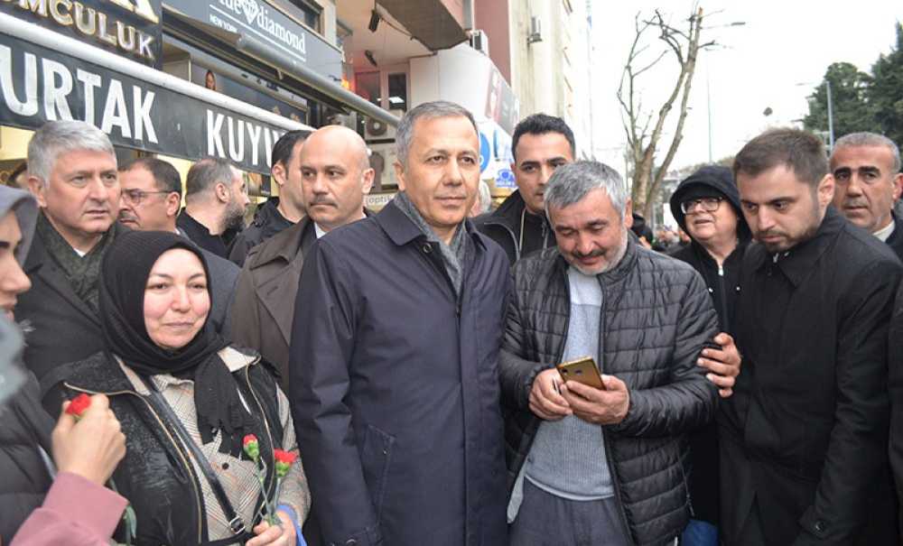 Bakan Yerlikaya Çorlu Esnafını Ziyaret Etti