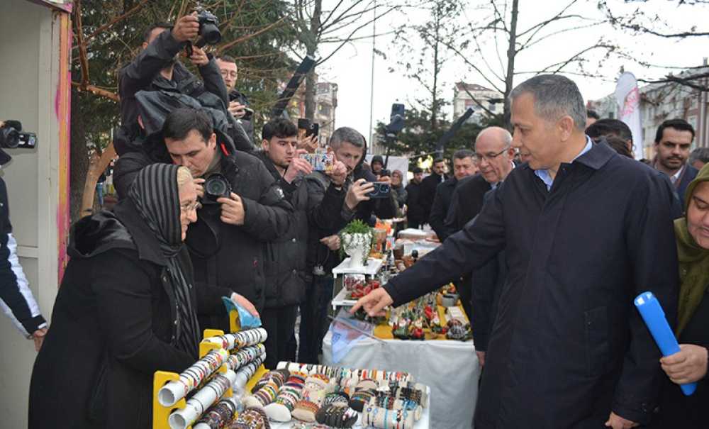 Bakan Yerlikaya Çorlu Esnafını Ziyaret Etti