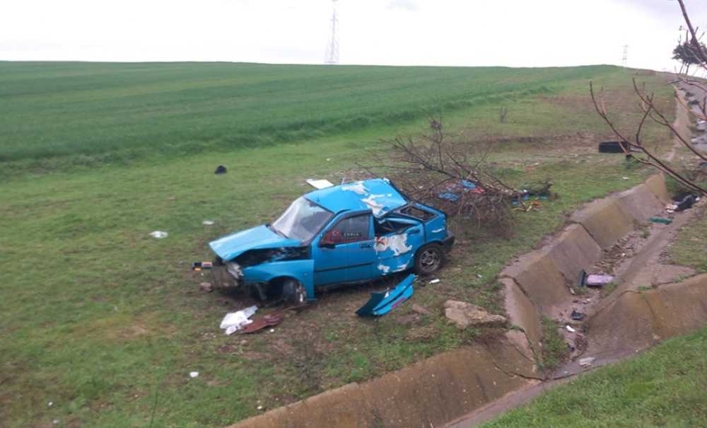 Çevre Yolunda Feci Kaza: 2 Yaralı