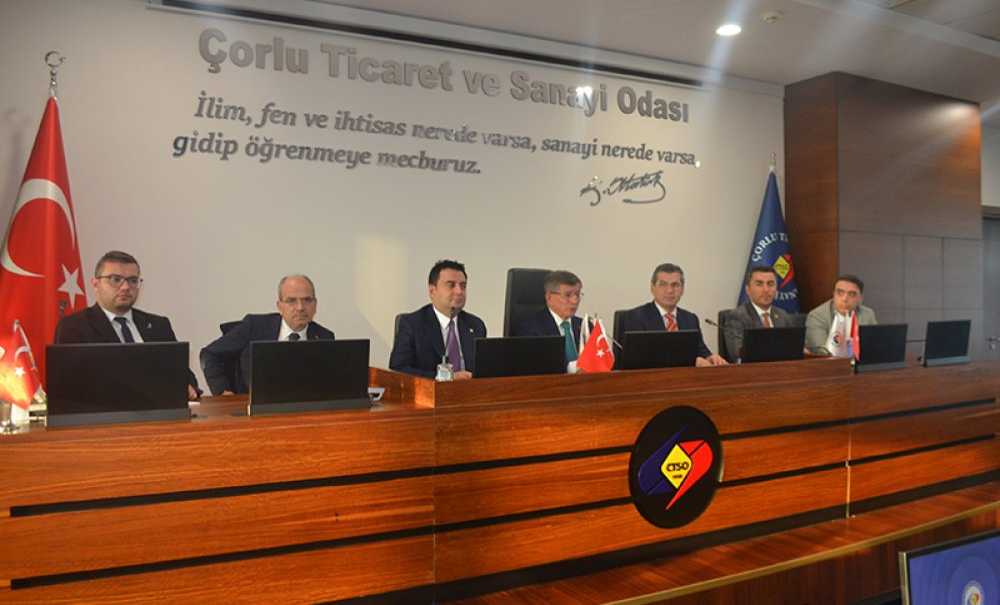 Davutoğlu Çorlu Tso'yu Ziyaret Etti