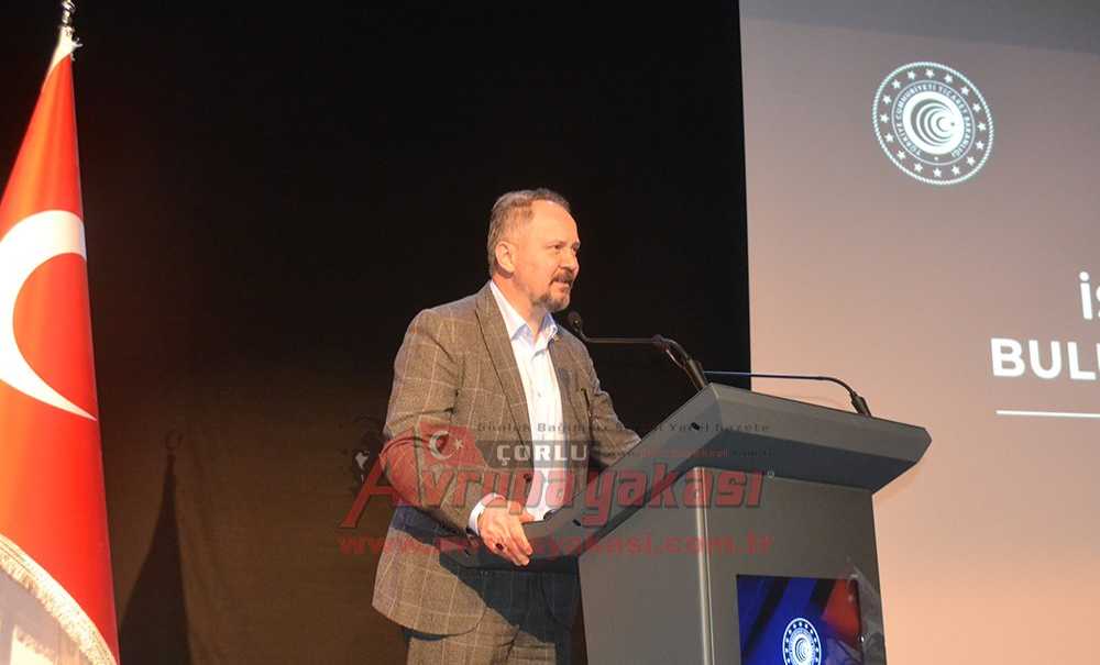 Ticaret Bakanı Ömer Bolat Çorlu'da Konuştu: “Türkiye Büyümeye Devam Ediyor”