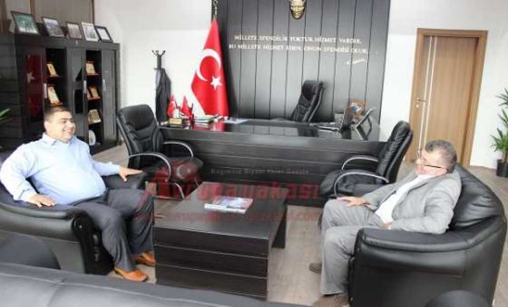 Kaymakam Kızıltoprak`a Borçka`dan Ziyaretçi