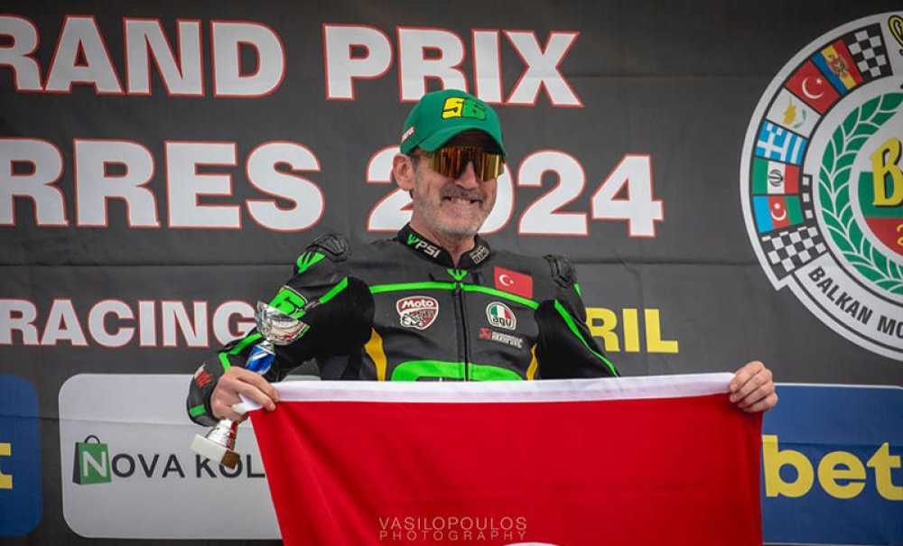 Motosikletçi İnan, Çorlu'yu Yine Gururlandırdı