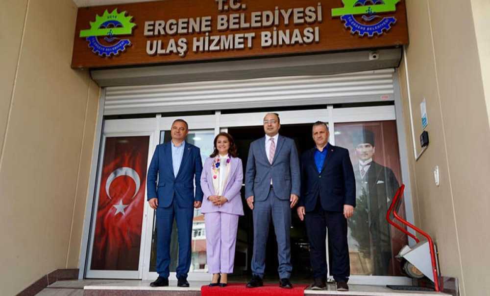 Kaymakam Duman'dan, Başkan Topak'a Ziyaret