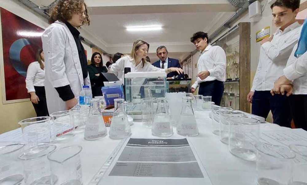 Okullarda Bilim Projeleri Devam Ediyor