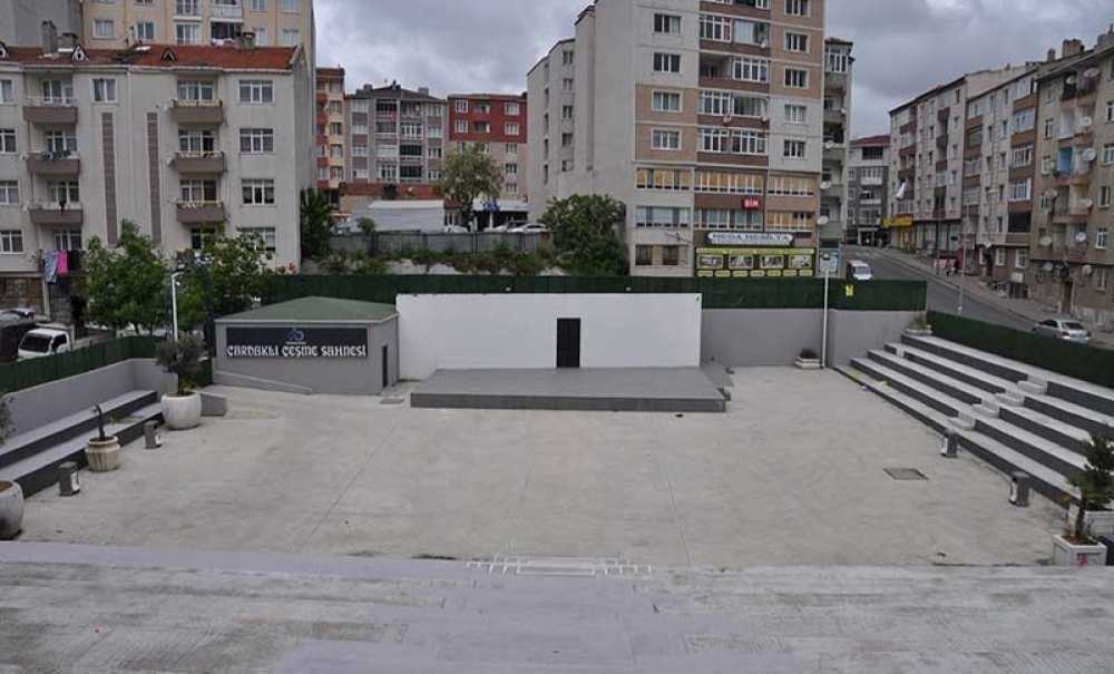 Çardaklı Çeşme Sahnesi'ne Bakım Yapıldı