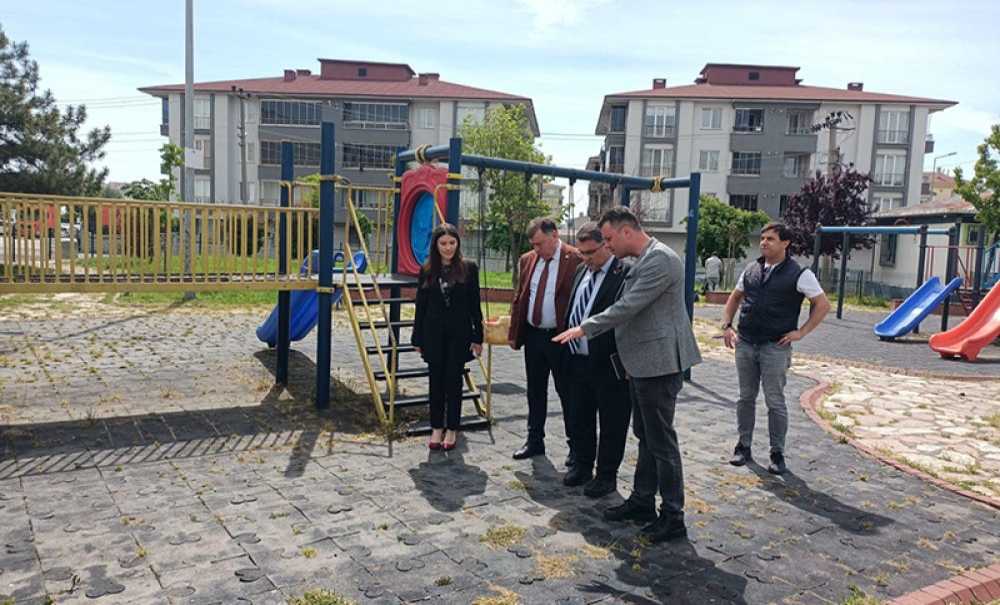 Başkan Sarıkurt Mahallelerde İnceleme Yaptı