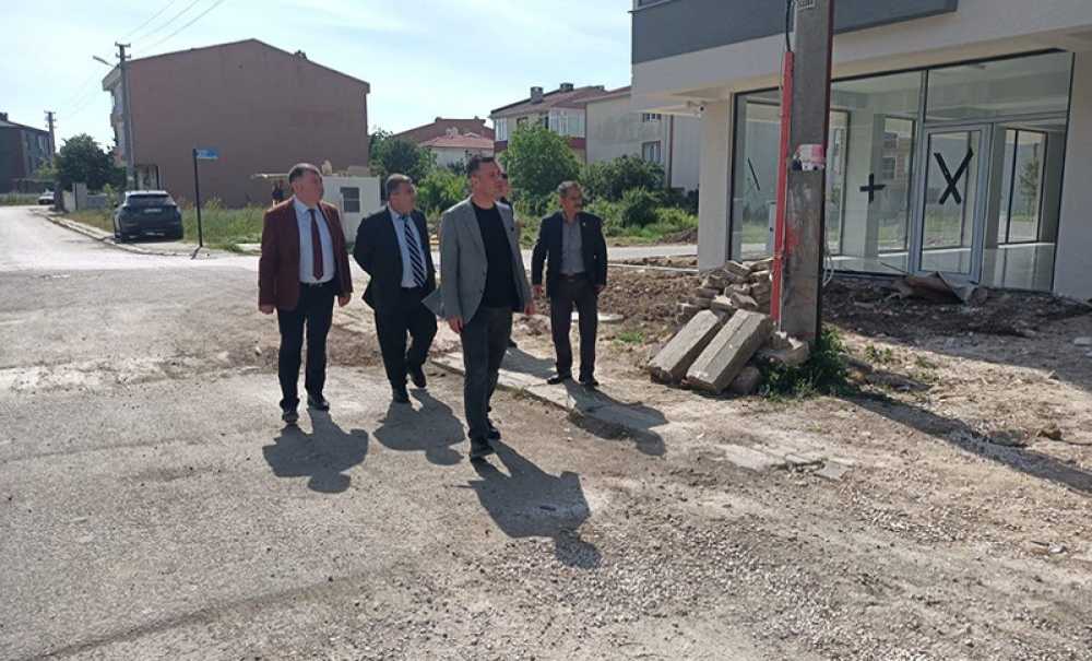 Başkan Sarıkurt Mahallelerde İnceleme Yaptı