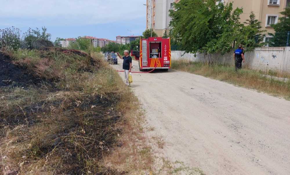 Otluk Alanda Korkutan Yangın