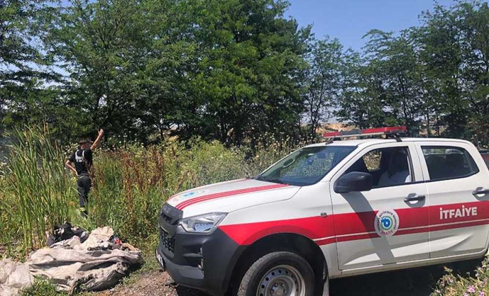 Kurumuş Otlar Yangına Neden Oluyor