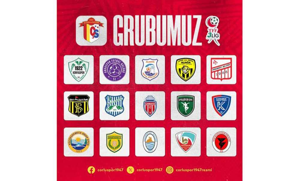 Çorluspor 1947'Nin 3. Ligde Rakipleri Belli Oldu