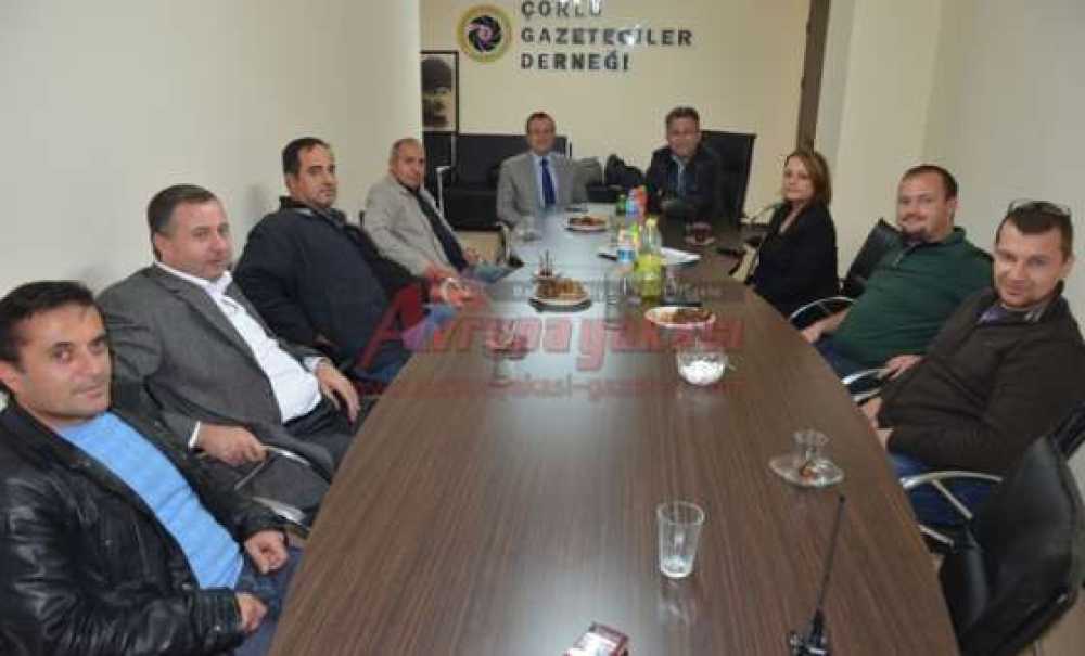 Teksif'ten Çorlu Gazeteciler Derneği'ne Ziyaret