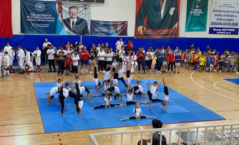Çorlu'da Yaz Spor Kursları Başladı