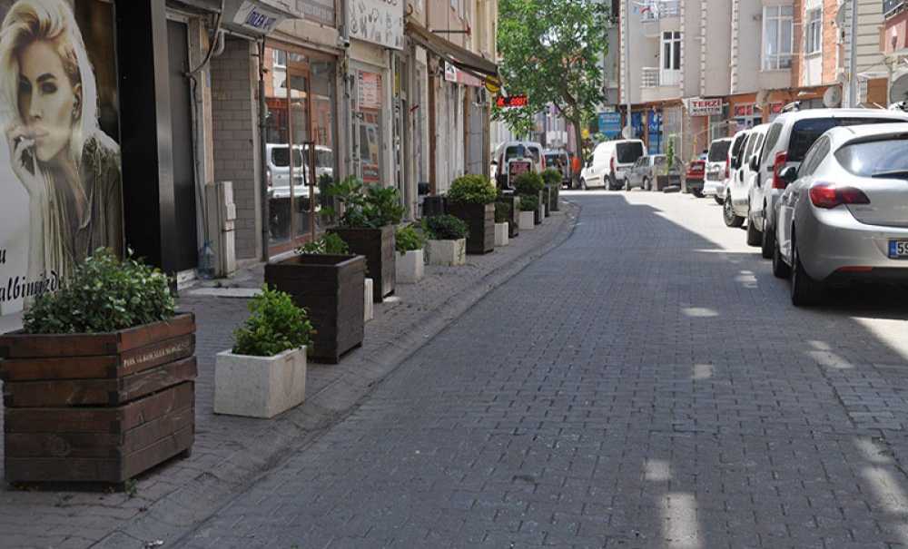 Saksılar Sokakları Güzelleştiriyor