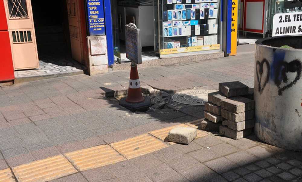 Teski̇ Çöken Noktaları Tamir Etti