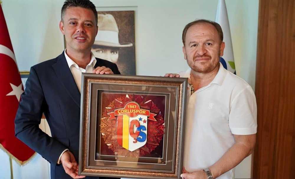 Çorluspor 1947'Den Başkan Sarıkurt'a Ziyaret