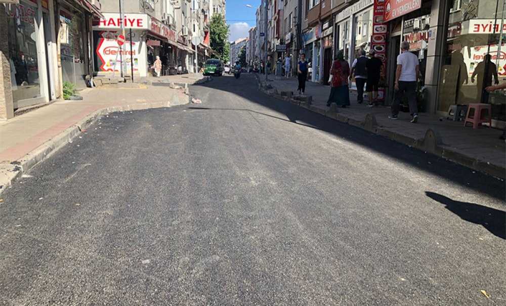 Mandıracı Caddesi'nin Asfaltı Tamamlandı