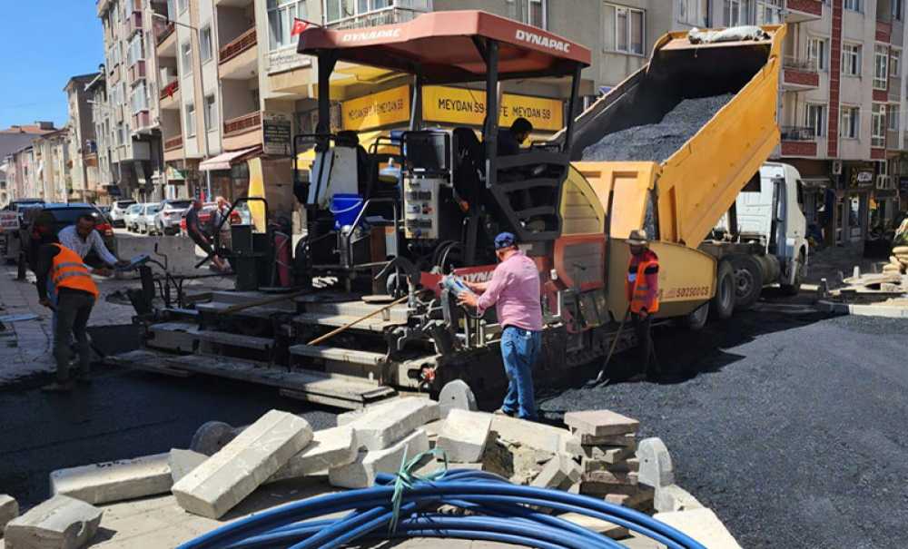 Asfalt Serim Çalışmaları Devam Ediyor