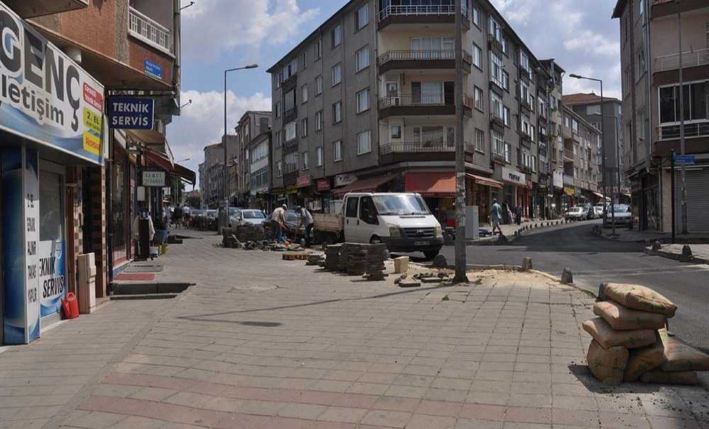Asfalttan Sonra Kaldırımlarda Yapılıyor