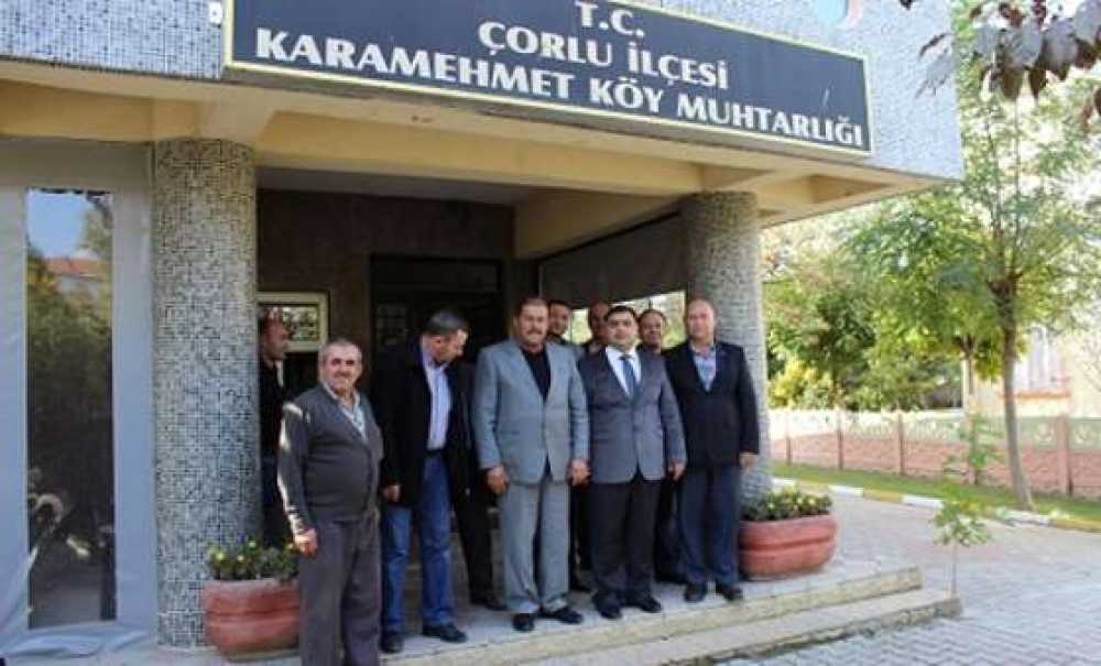 Ergene Kaymakamı Kızıltoprak`tan Bakırça Ve Karamehmet Köylerine Ziyaret