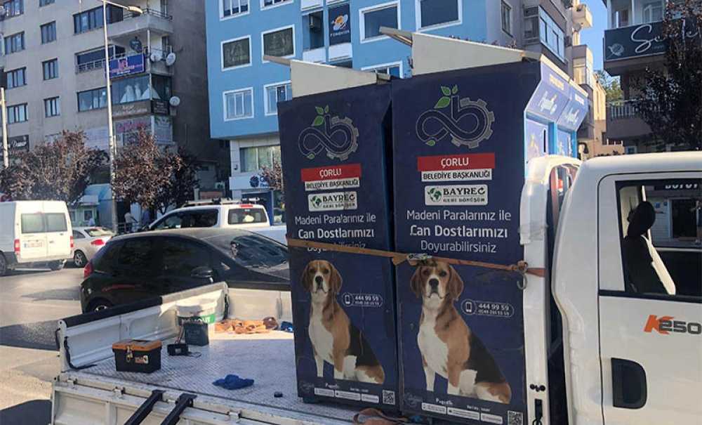 Çorlu'daki Mamamatikler Kaldırıldı