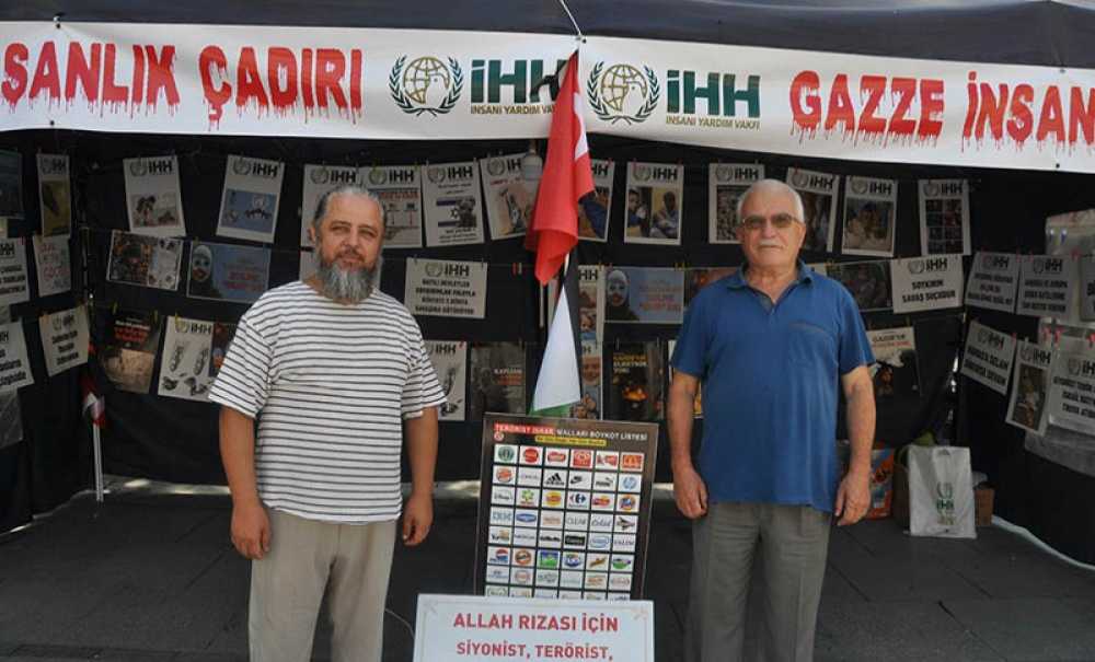 Gazze İnsanlık Çadırı Açıldı