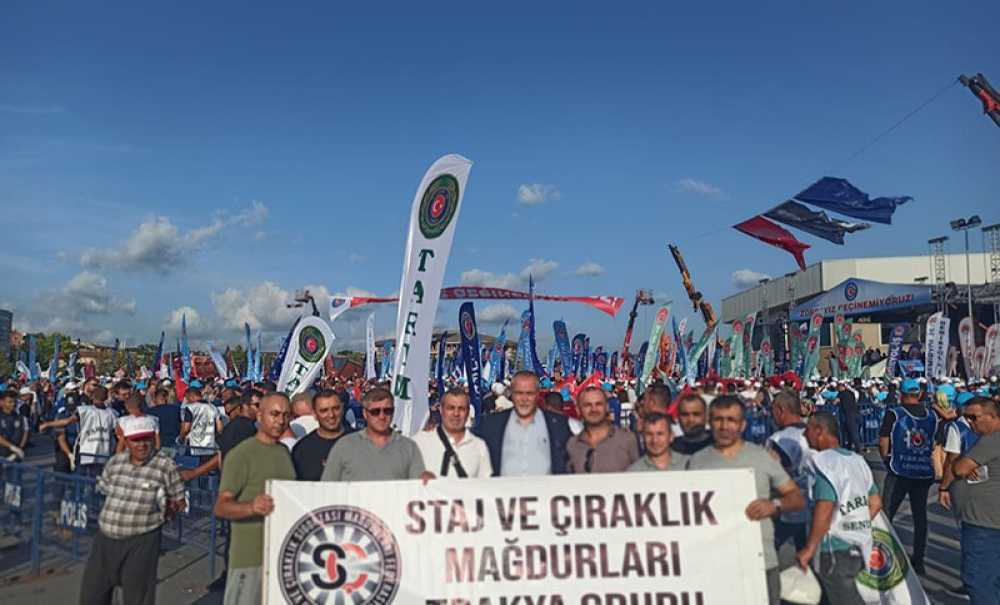 Staj Ve Çıraklık Mağdurları Türk-İş Başkanı İle Çerkezköy'de Görüştü