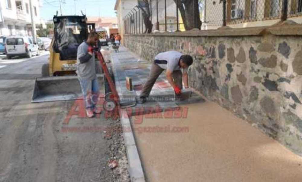 Spor Sokak Kaldırıma Kavuşuyor