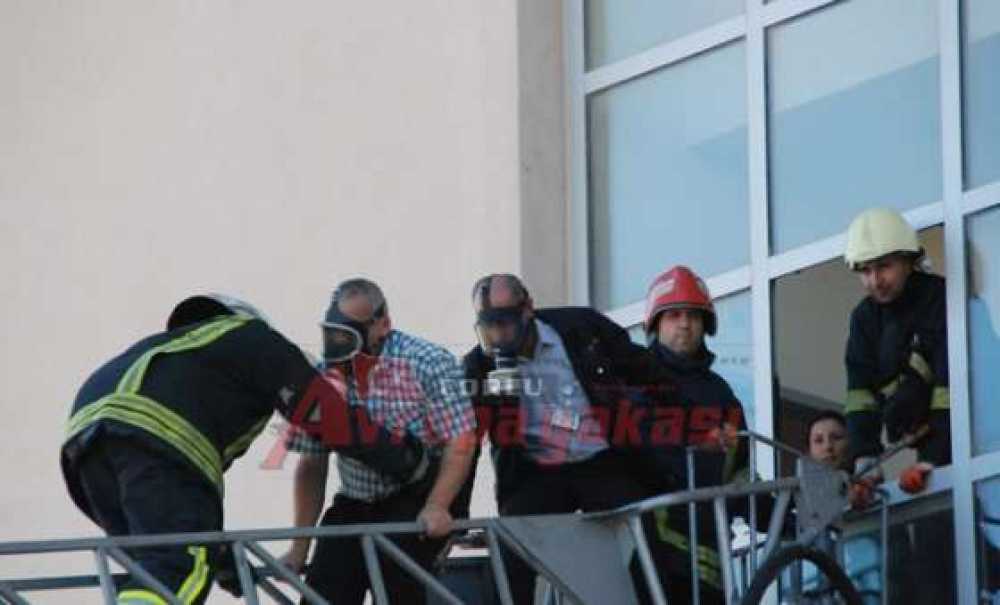 Hastanedeki Yangın Tatbikatı