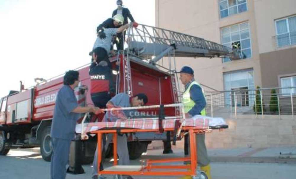 Hastanedeki Yangın Tatbikatı