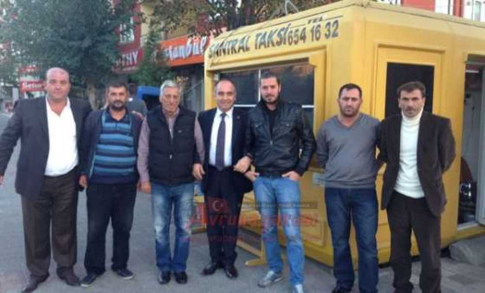 Ayhan Civan`dan Taksici Esnafına Ziyaret