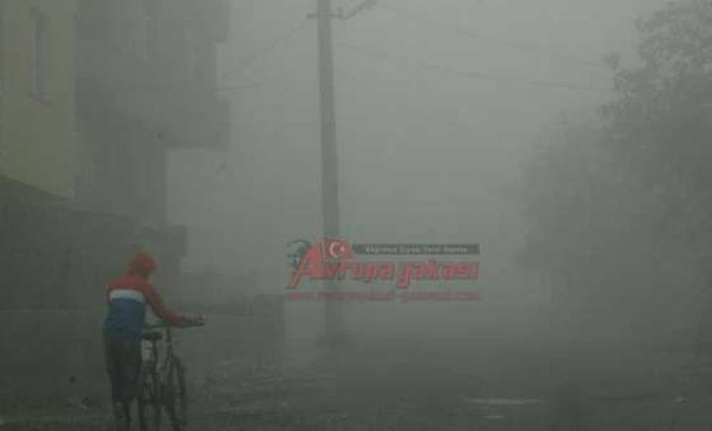 Çorlu Güne Sisle Uyandı