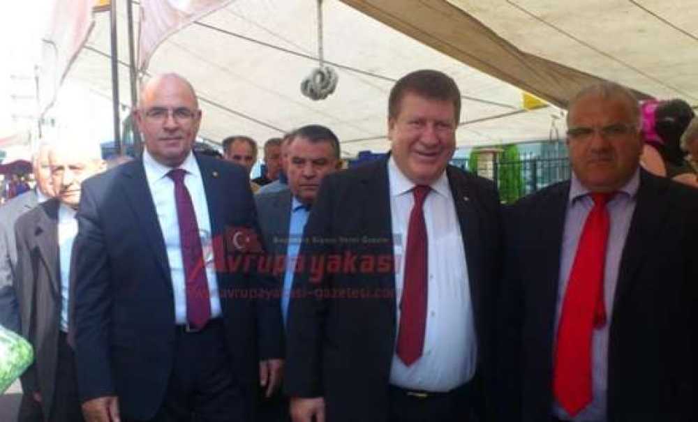 Çorlu Tso Başkanları Akgün Ve Sülün'den Pazarcı Esnafına Ziyaret