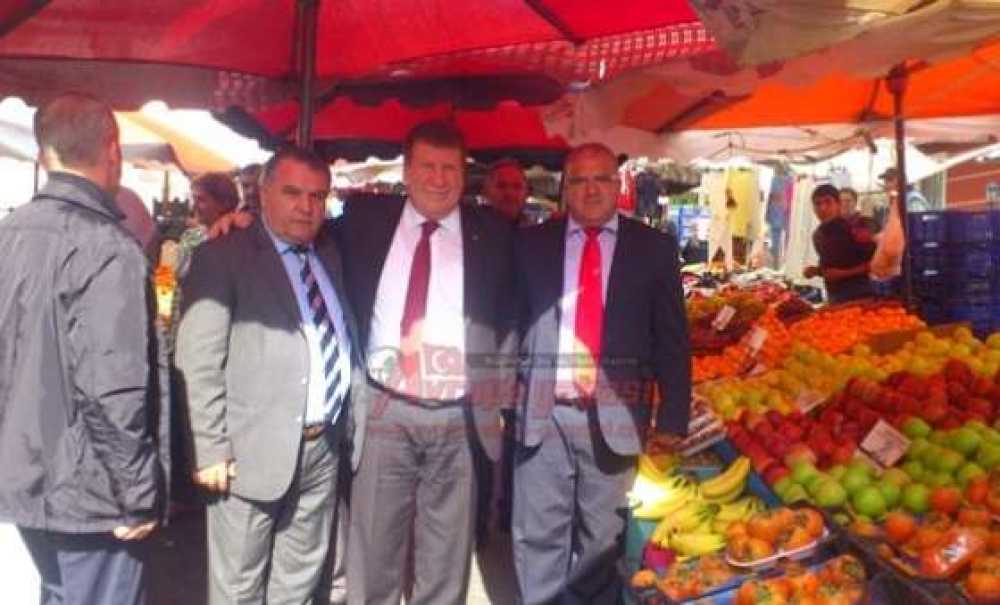 Çorlu Tso Başkanları Akgün Ve Sülün'den Pazarcı Esnafına Ziyaret