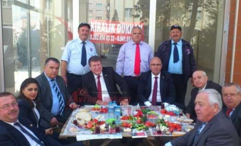 Çorlu Tso Başkanları Akgün Ve Sülün'den Pazarcı Esnafına Ziyaret