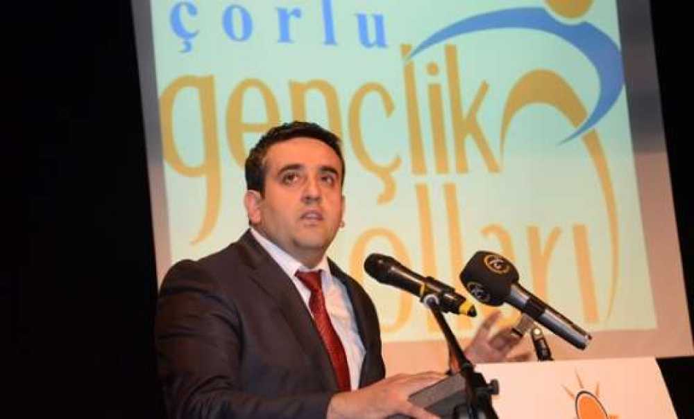Ak Parti Çorlu İlçe Gençlik Kolları Başkanı Mustafa Eryılmaz İstifa Etti