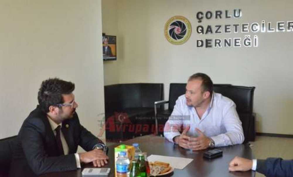 Çisad'dan Çorlu Gazeteciler Derneği'ne Ziyaret