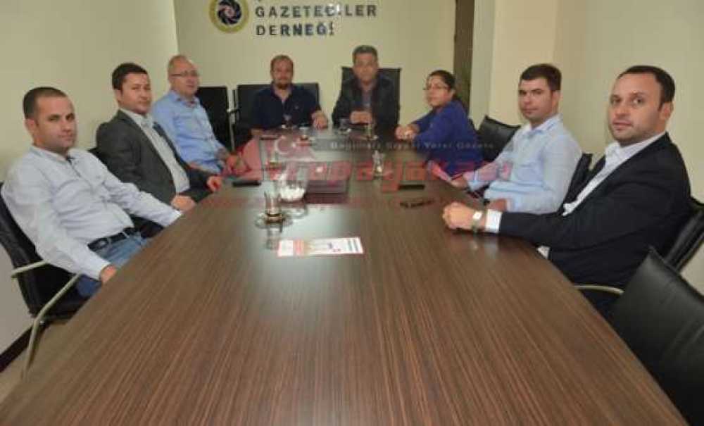 Çorlu Smmmo`dan Çorlu Gazeteciler Derneği`ne Ziyaret