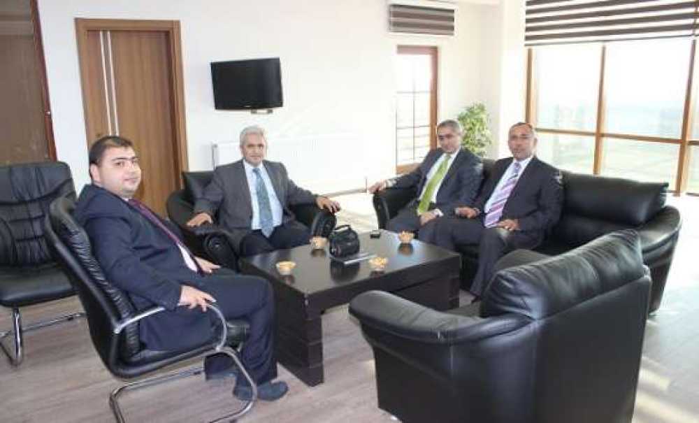 Kaymakamlardan Ergene Kaymakamı Kızıltoprak`a Ziyaret