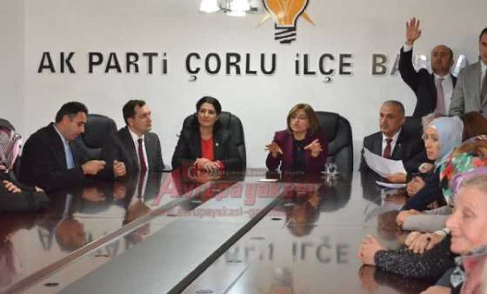 Aile Ve Sosyal Politikalar Bakanı Fatma Şahin;“Çorlu Herhangi Bir İlçe Değil”