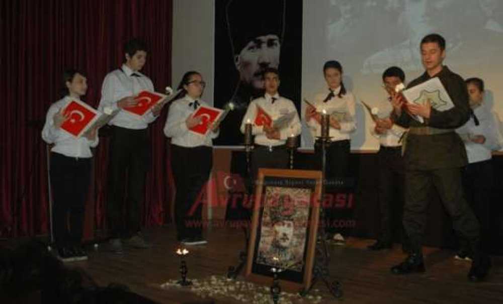 Ergene`de 10 Kasım Anma Programı Gerçekleştirildi